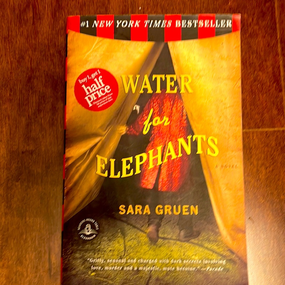 Water For Elephants by Sara Gruen Paperback Very Good Condition
